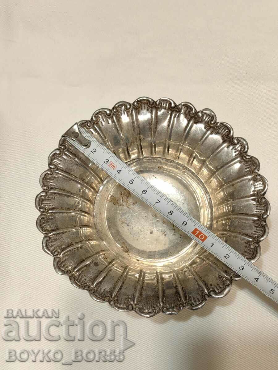 Παράδοση Αντίκα ασημένιο πιάτο Παράδοση Αντίκα ασημένιο πιάτο