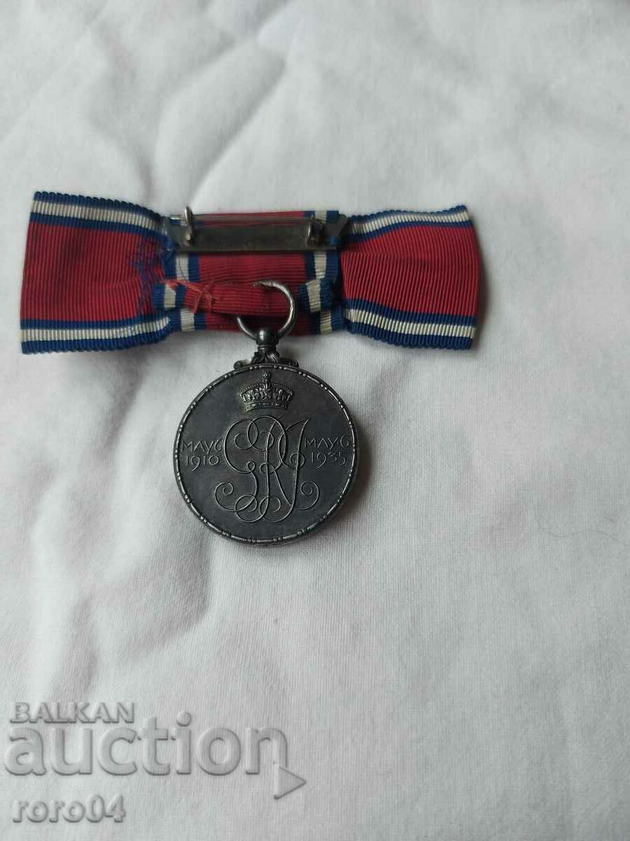 MEDAL - ENGLAND - 1935 - 5 MEDAL - ENGLAND - 1935 - 5