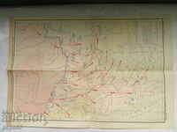 Παλιό χάρτη ΣΧΟΛΕΙΟ 33h48,5sm - 1954.