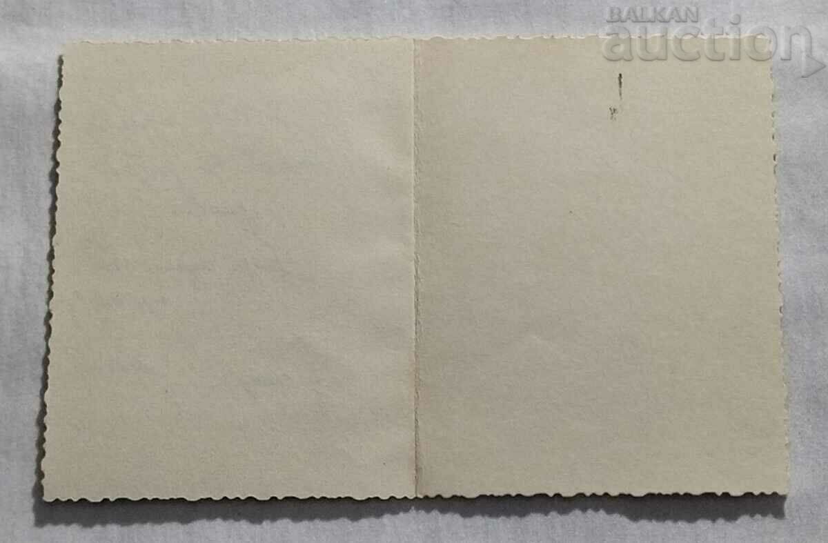 Delivery of FLOWERS PAINTED ON SILK CARD 1960 Delivery of FLOWERS PAINTED ON SILK CARD 1960