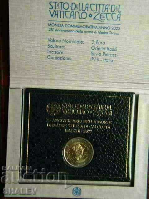 2 Euro 2022 Vaticana "Madre Teresa" (1) Vatican - (2 euro) with price 84.89 BGN | € 43.40 2 Euro 2022 Vaticana "Madre Teresa" (1) Vatican - (2 euro) with price 84.89 BGN | € 43.40
