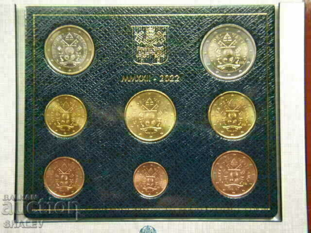 Vatican 2022 - Seria de 8 monede Vaticana / RARE - Unc Vatican 2022 - Seria de 8 monede Vaticana / RARE - Unc