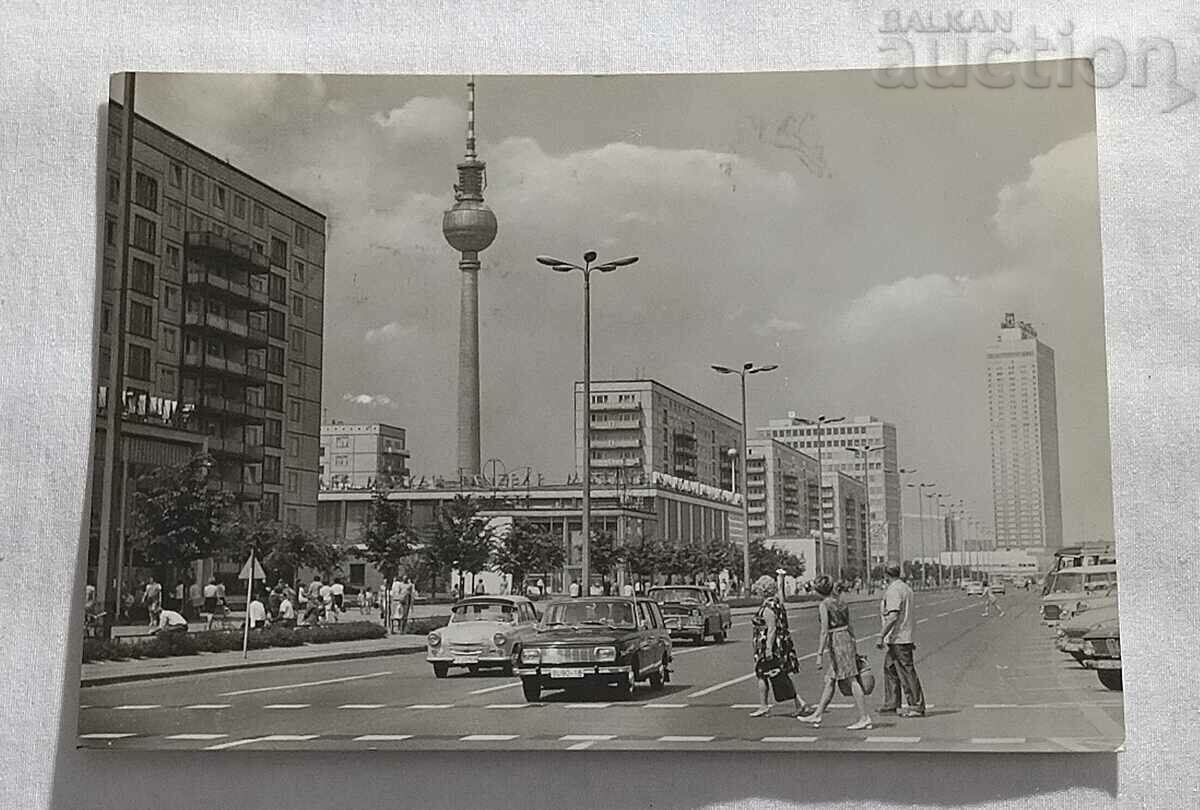 BERLIN TV TOWER GDR P.K. 1973