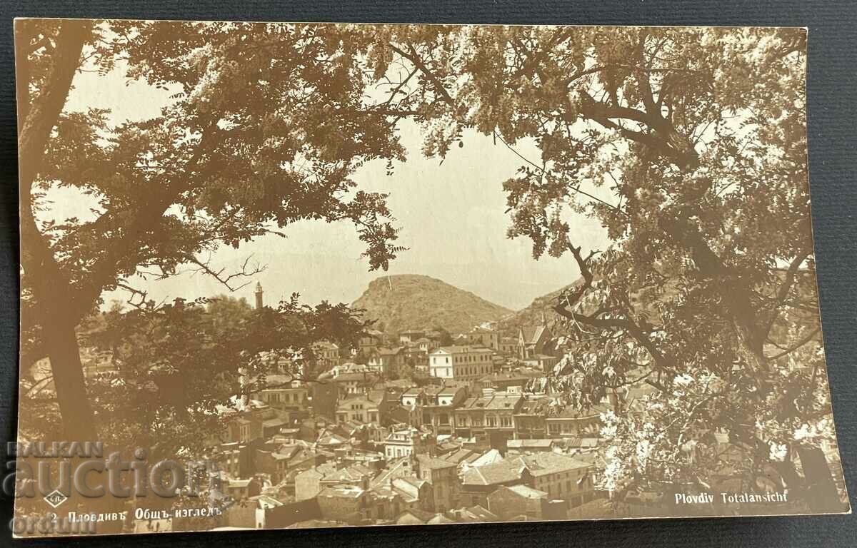 3071 Kingdom of Bulgaria Plovdiv general view 1932