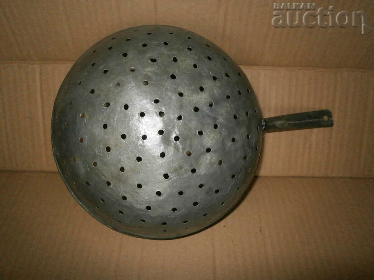 Antique copper colander, copper pot, copper strainer - 5 Antique copper colander, copper pot, copper strainer - 5