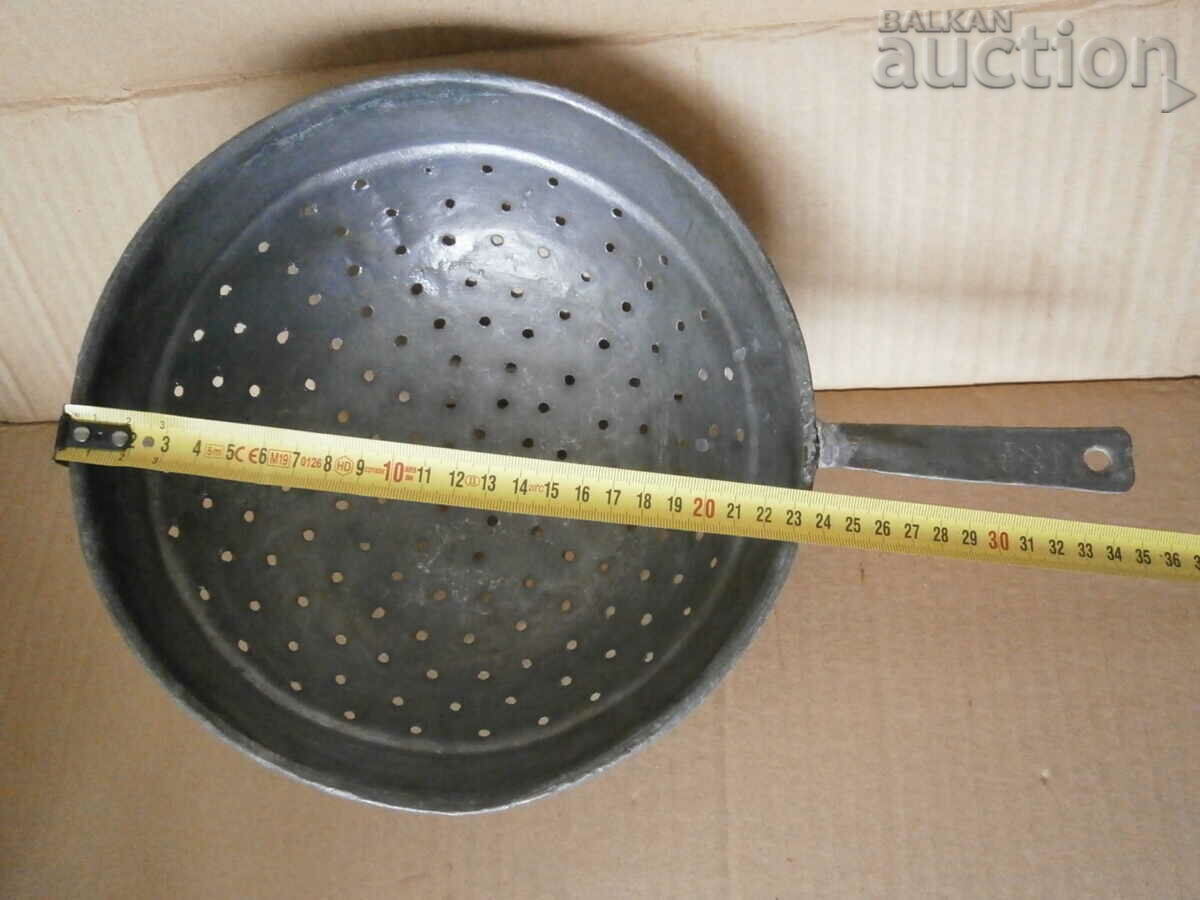 Antique copper colander, copper pot, copper strainer - 6 Antique copper colander, copper pot, copper strainer - 6