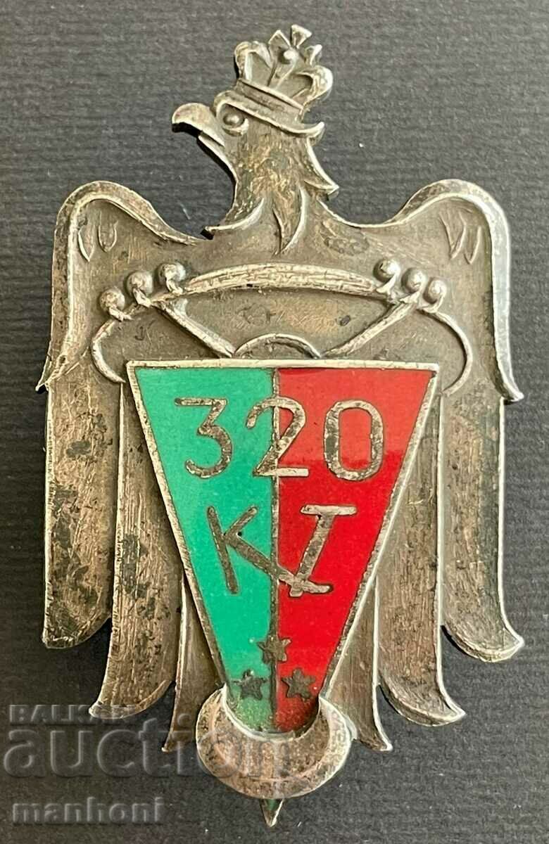 5271 Republica Polonă ecuson militar 320 companie auto 30s