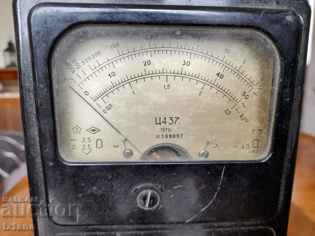 Old Ts437 multimeter with price 50.00 BGN | € 25.56 Old Ts437 multimeter with price 50.00 BGN | € 25.56