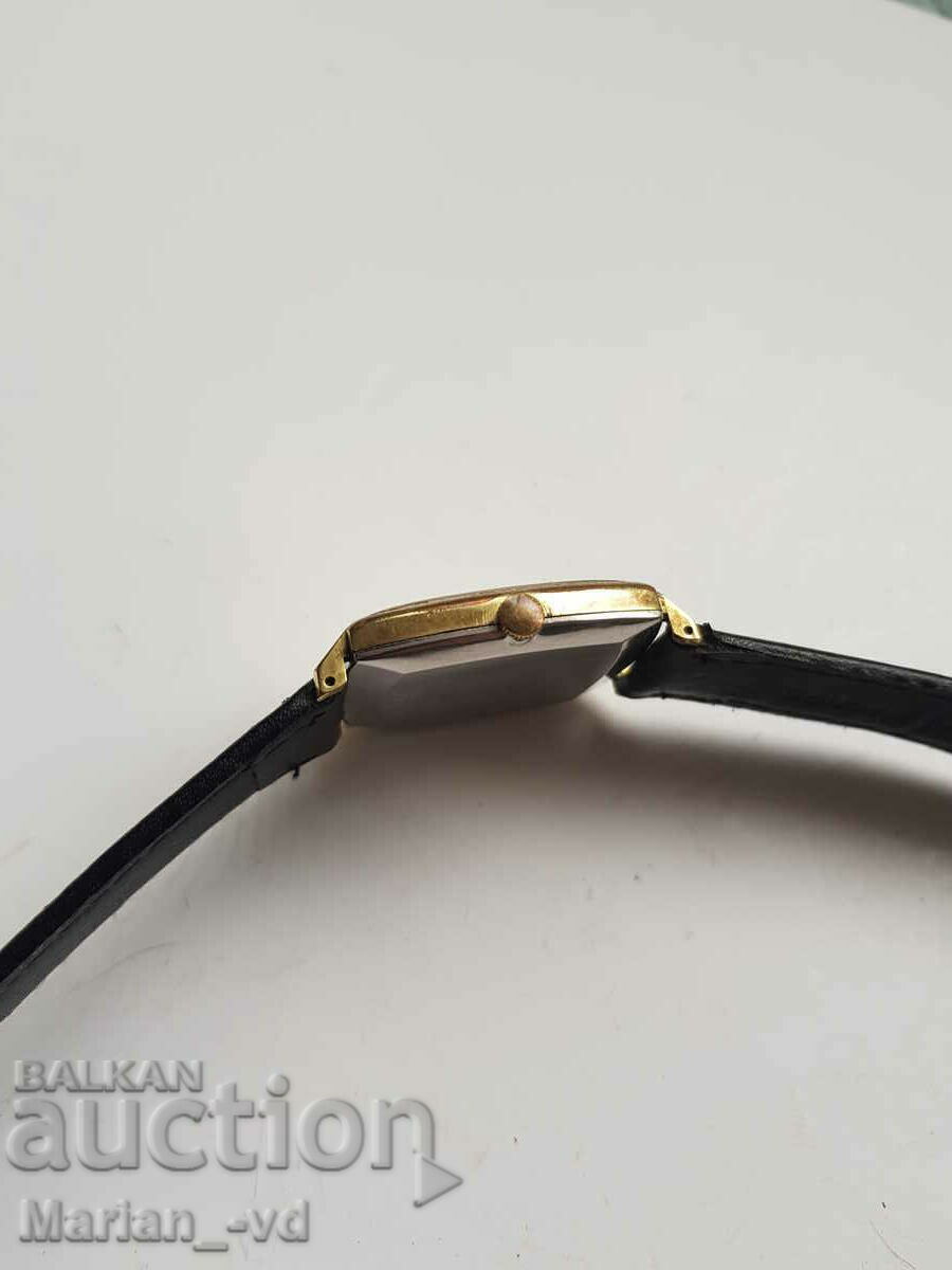 Delivery of Rotary 17 Jewel 1970s gold-plated mechanical men's watch.