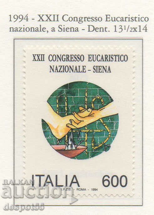 1994. Italia. Al 22-lea Congres Național Euharistic.