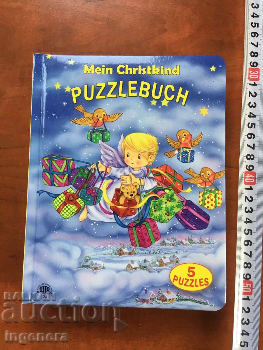 BOOK-5 PUZZLES IN ONE-FOR CHILDREN NEW AND COMPLETE