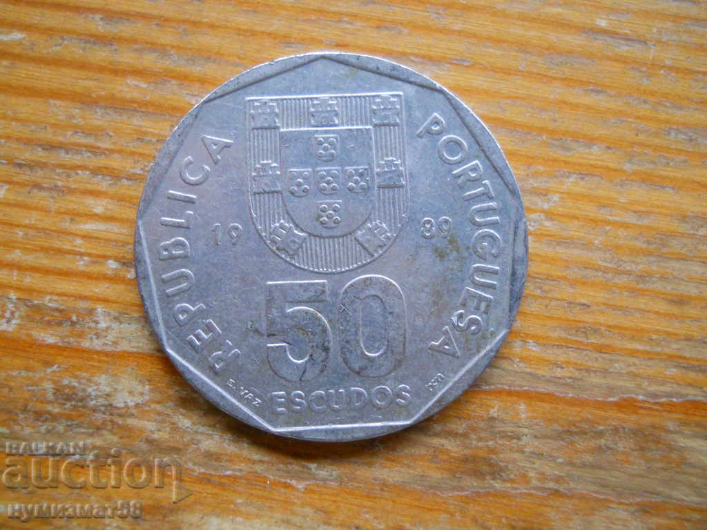 50 escudos 1989 - Portugal