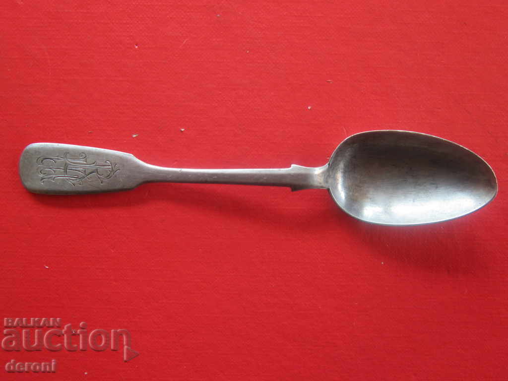 Russian silver spoon sample 84 Tsarist Russia
