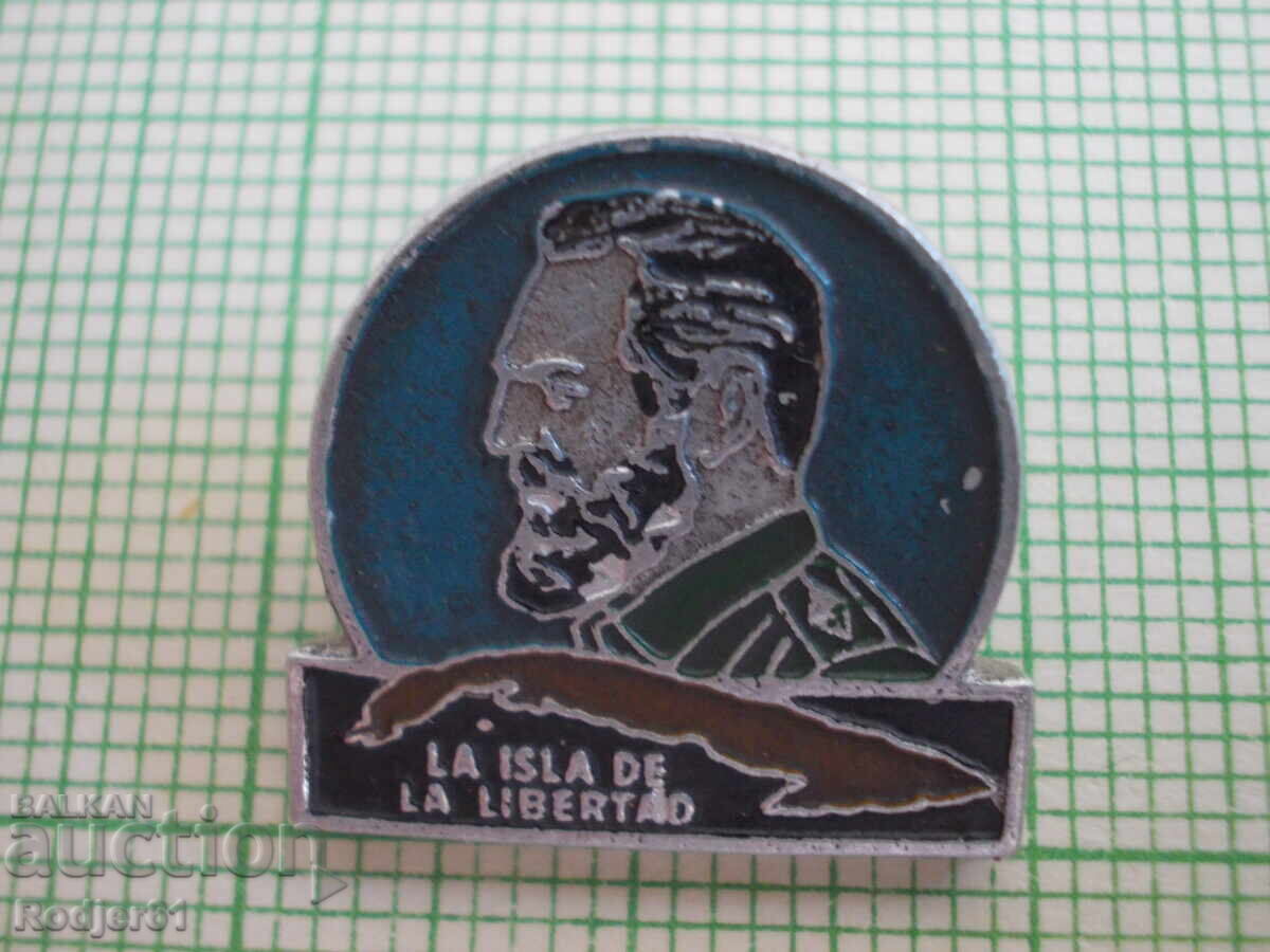 badges - personalities Fidel Castro with price 5.00 BGN | € 2.56
