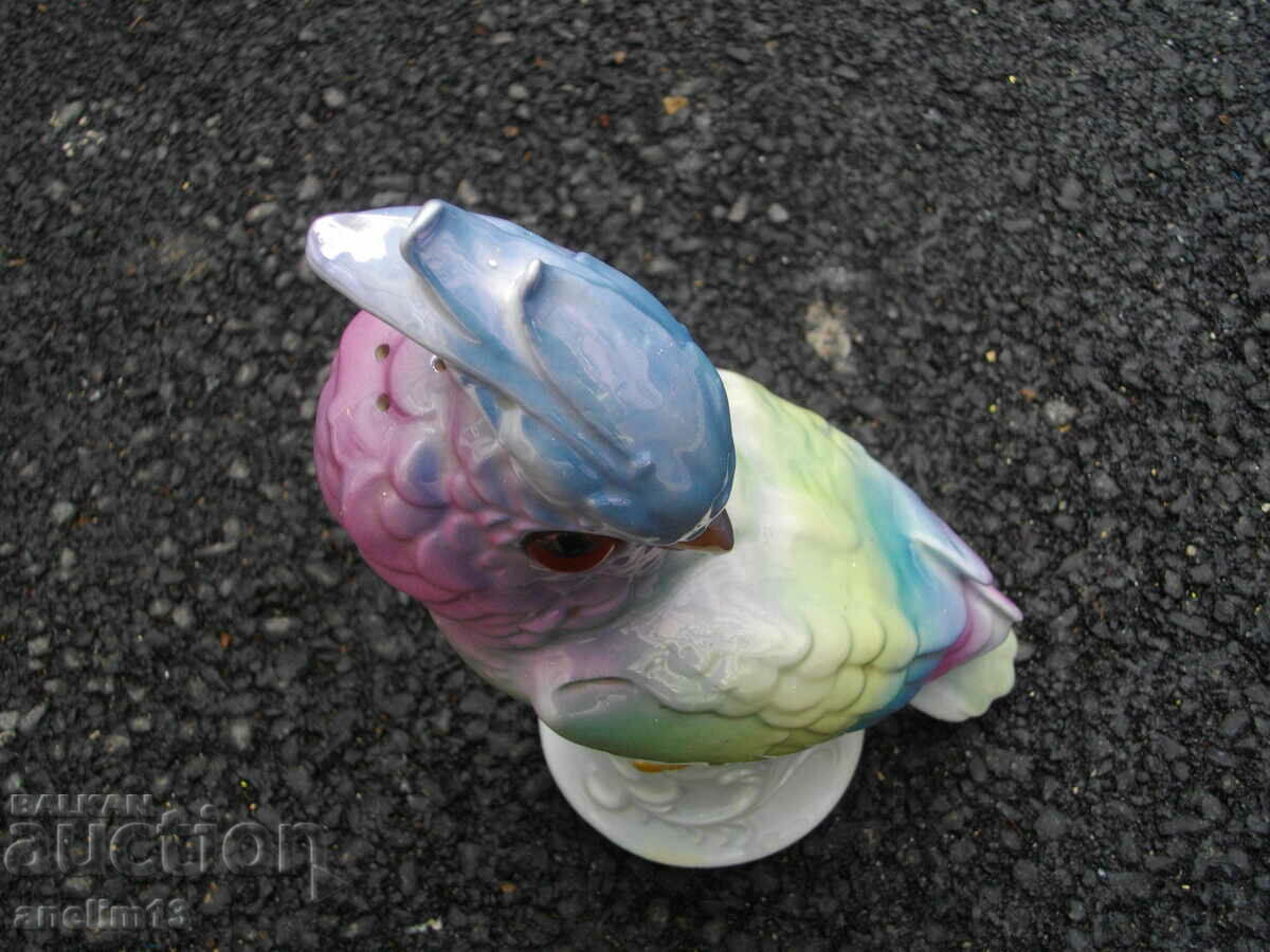 OLD PORCELAIN NIGHT LAMP PARROT BODY - 5 OLD PORCELAIN NIGHT LAMP PARROT BODY - 5