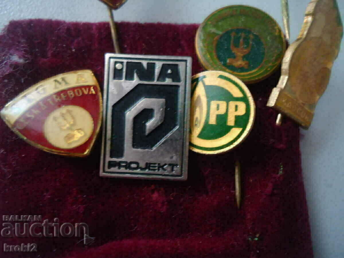 Delivery of Old badges 8 pcs lot Delivery of Old badges 8 pcs lot