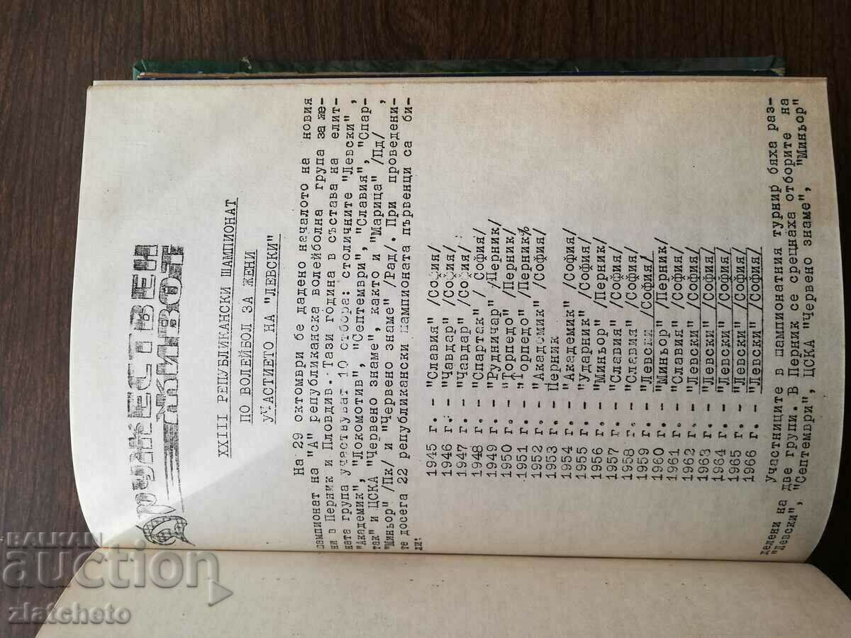 Levski year. 3 books 1-12 1966. Football - 6 Levski year. 3 books 1-12 1966. Football - 6