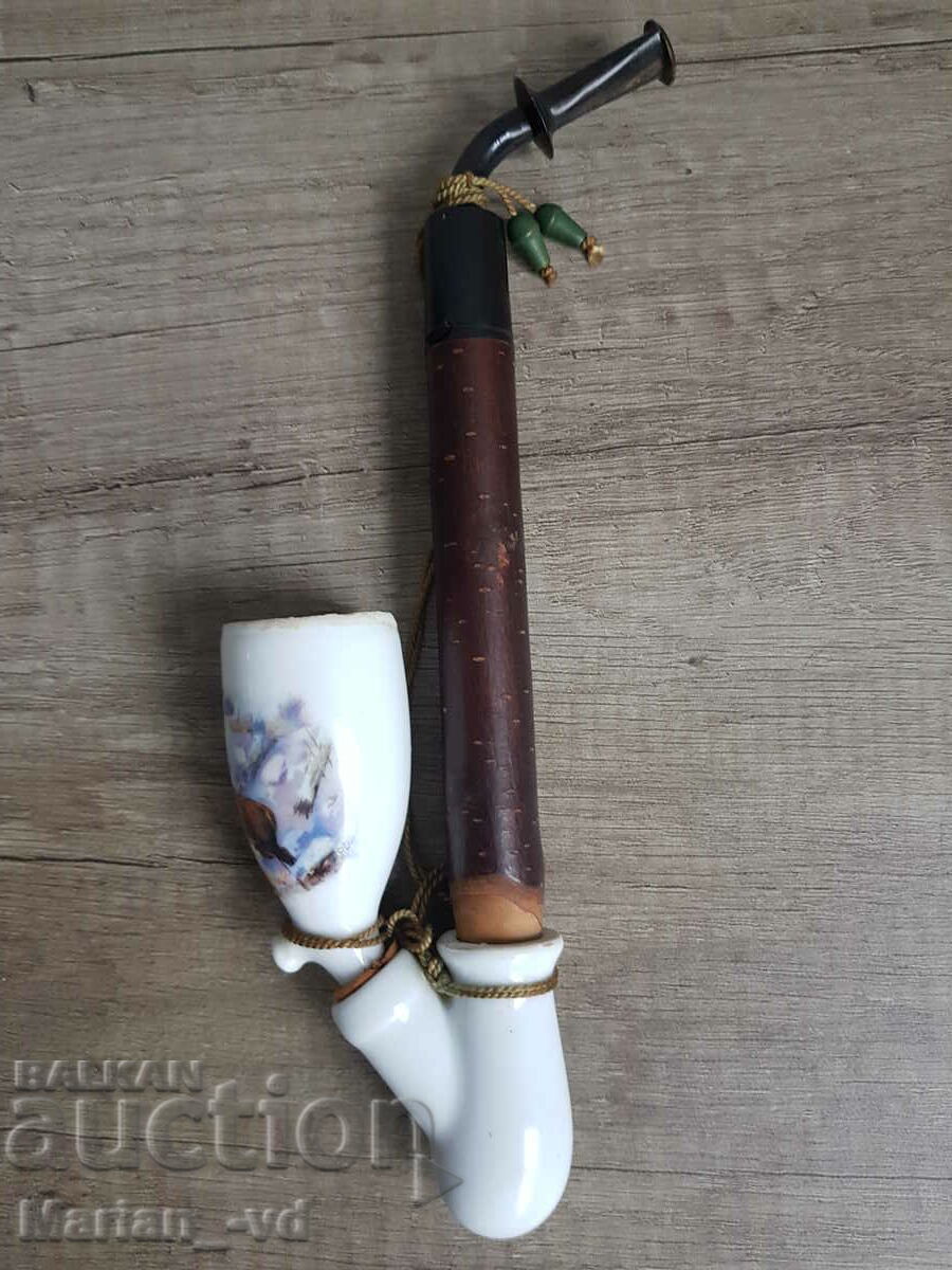 Old German porcelain pipe
