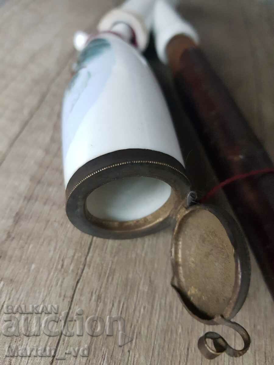 Old large porcelain pipe - 5 Old large porcelain pipe - 5