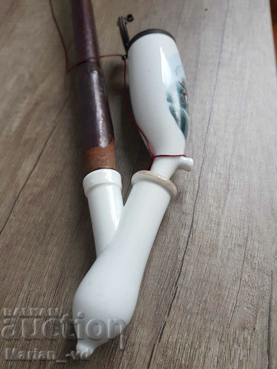 Old large porcelain pipe - 6 Old large porcelain pipe - 6