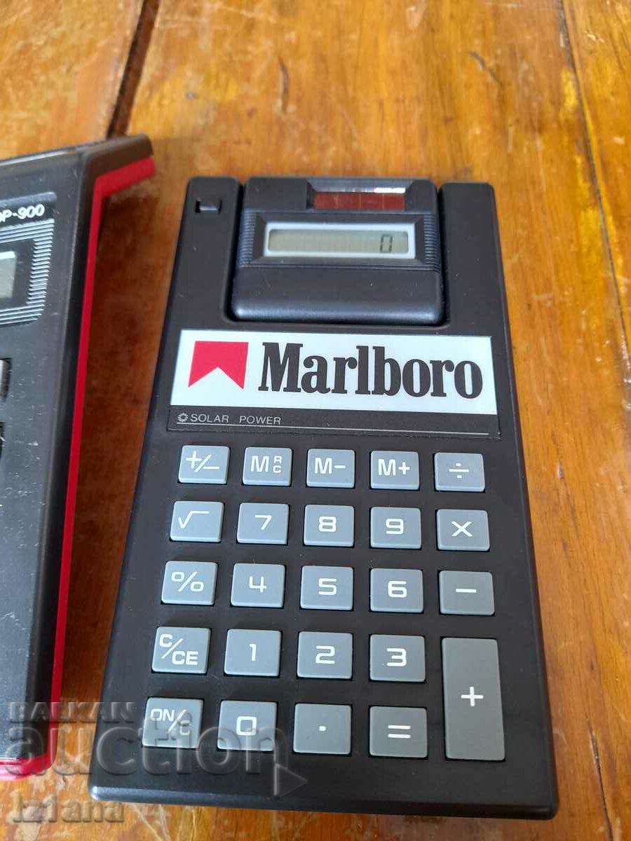 Un vechi calculator Marlboro cu preț 20.00 BGN | € 10.23