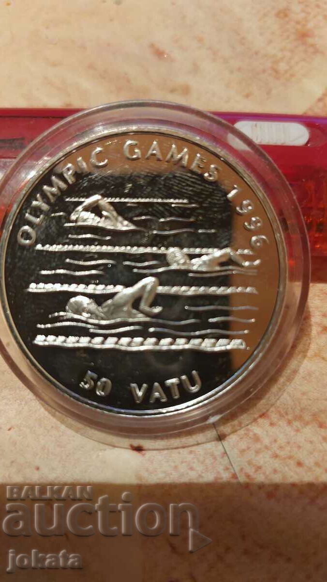 50 vatu Vanuatu silver