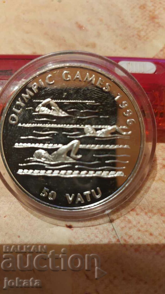 50 vatu Vanuatu silver 50 vatu Vanuatu silver