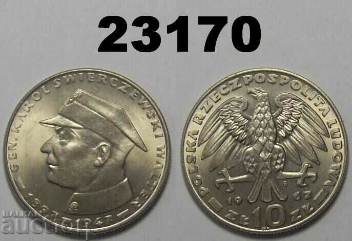 Poland 10 zlotys 1967 UNC