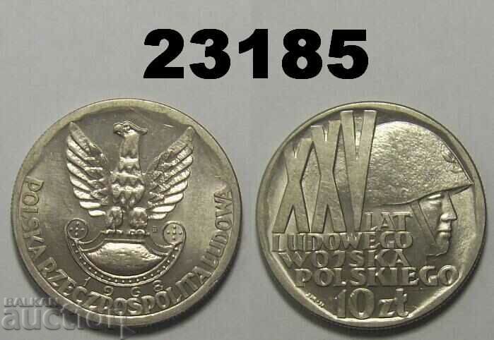 Poland 10 zlotys 1968 UNC