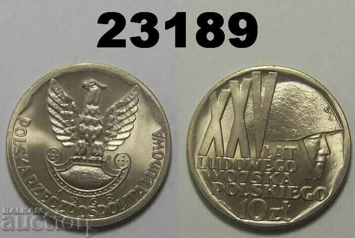 Poland 10 zlotys 1968 UNC