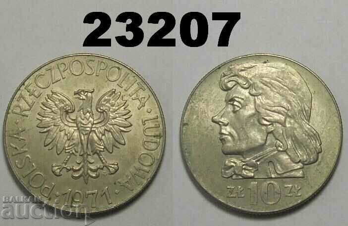 Πολωνία 10 ζλότι 1971