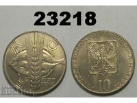 Poland 10 zlotys 1971 Excellent FAO