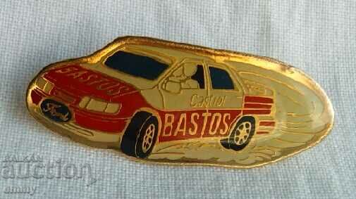 Ford car car Ford Castrol Bastos badge