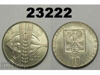 Poland 10 zlotys 1971 UNC Fine FAO