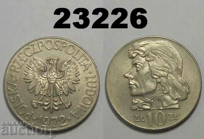 Полша 10 злоти 1972 Отлична