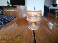 An old wooden cup