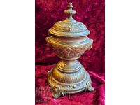 Antique French Bronze Inkwell