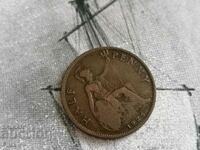 Monedă - Marea Britanie - 1/2 (jumătate) penny 1926