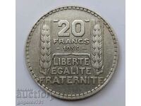 20 Francs Silver France 1933 - Silver Coin #5