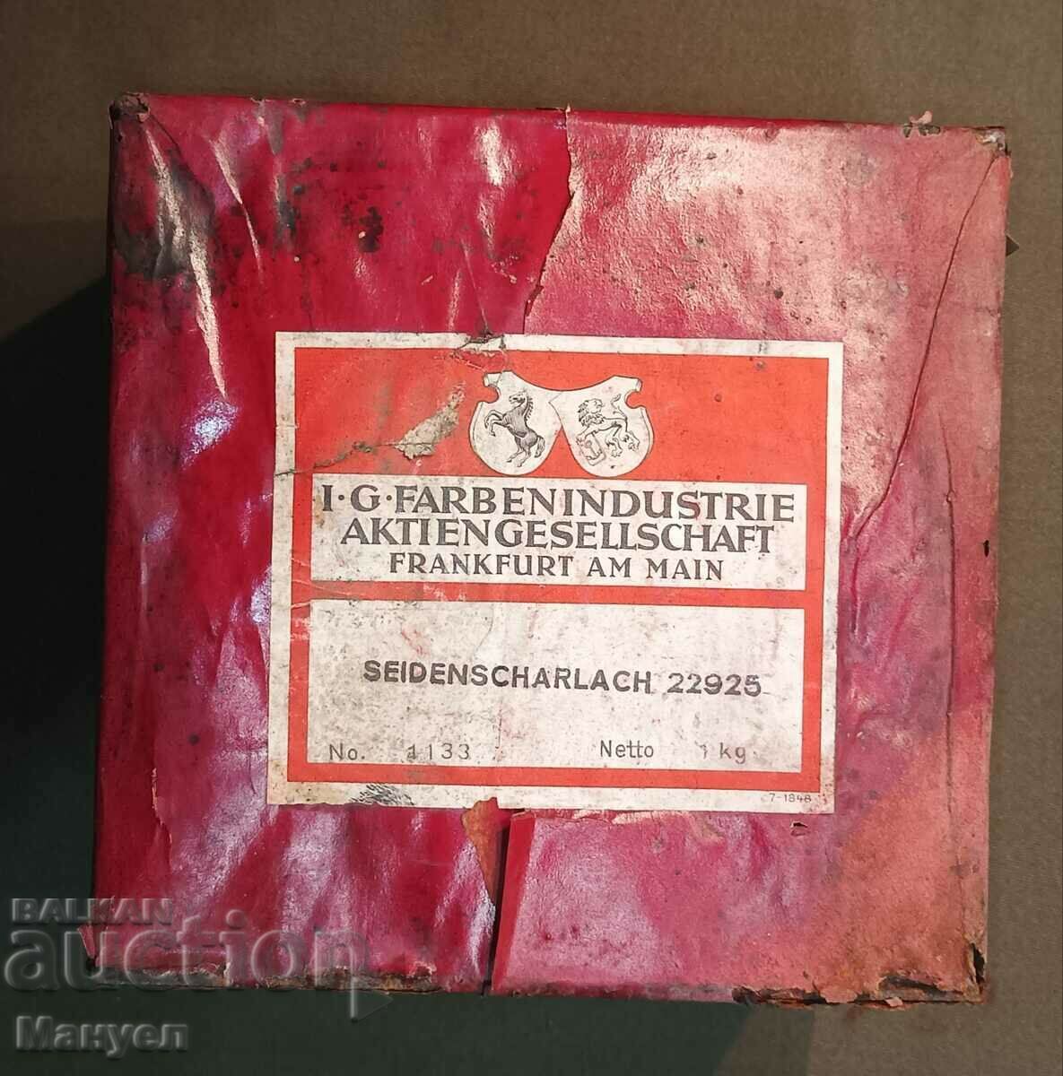 Delivery of Old Aniline dye for textiles. Delivery of Old Aniline dye for textiles.