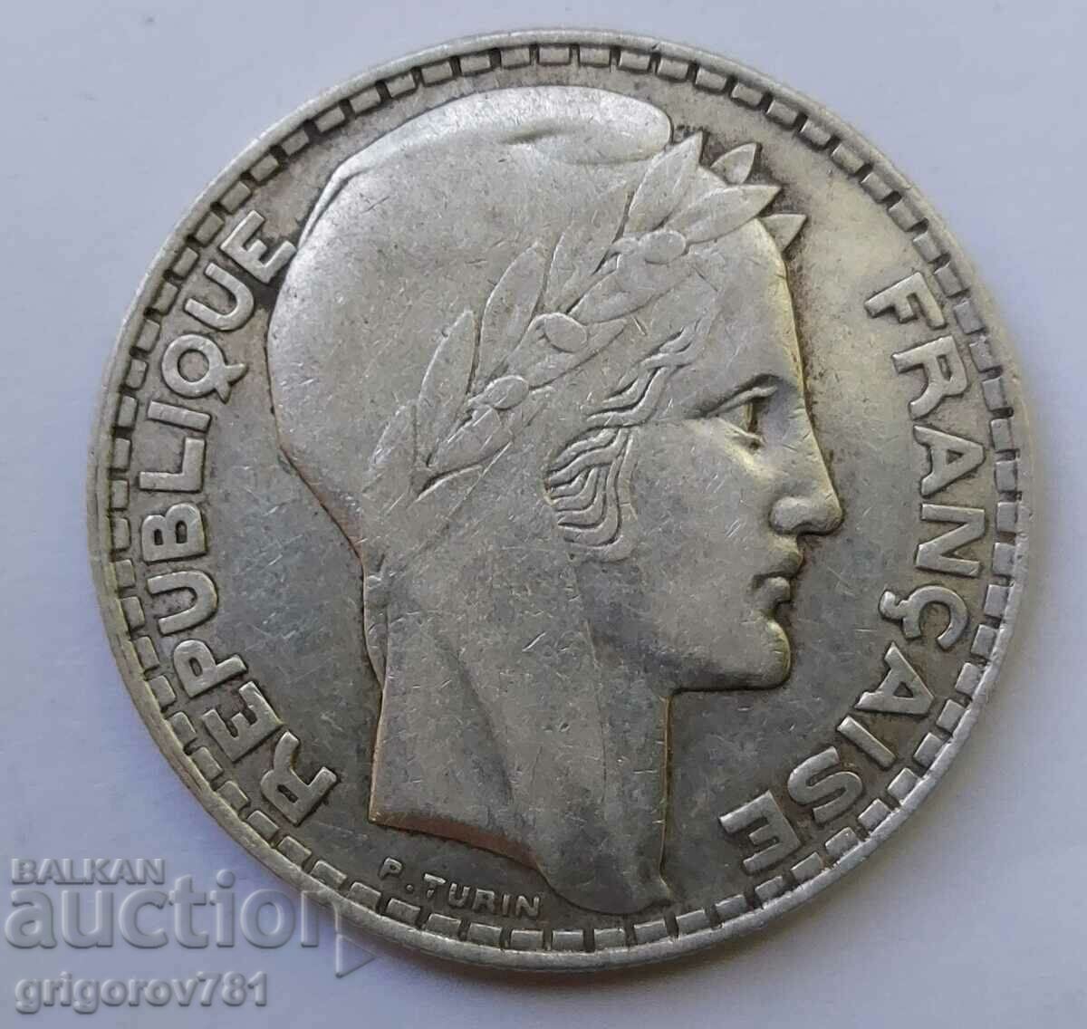 20 Franci Argint Franta 1933 - Moneda de argint #28 cu preț € 20.45 | 40.00 BGN
