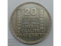 20 Φράγκα Ασήμι Γαλλία 1933 - Ασημένιο νόμισμα #32