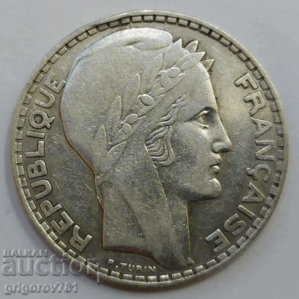 20 Franci Argint Franta 1933 - Moneda de argint #34 cu preț € 20.45 | 40.00 BGN