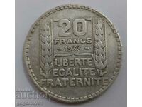20 Φράγκα Ασήμι Γαλλία 1933 - Ασημένιο νόμισμα #39