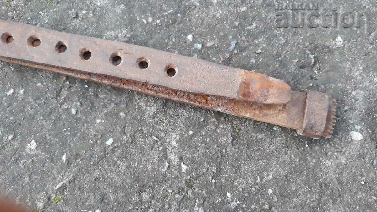 Auction antique hand forged yardstick measure for loom Auction antique hand forged yardstick measure for loom