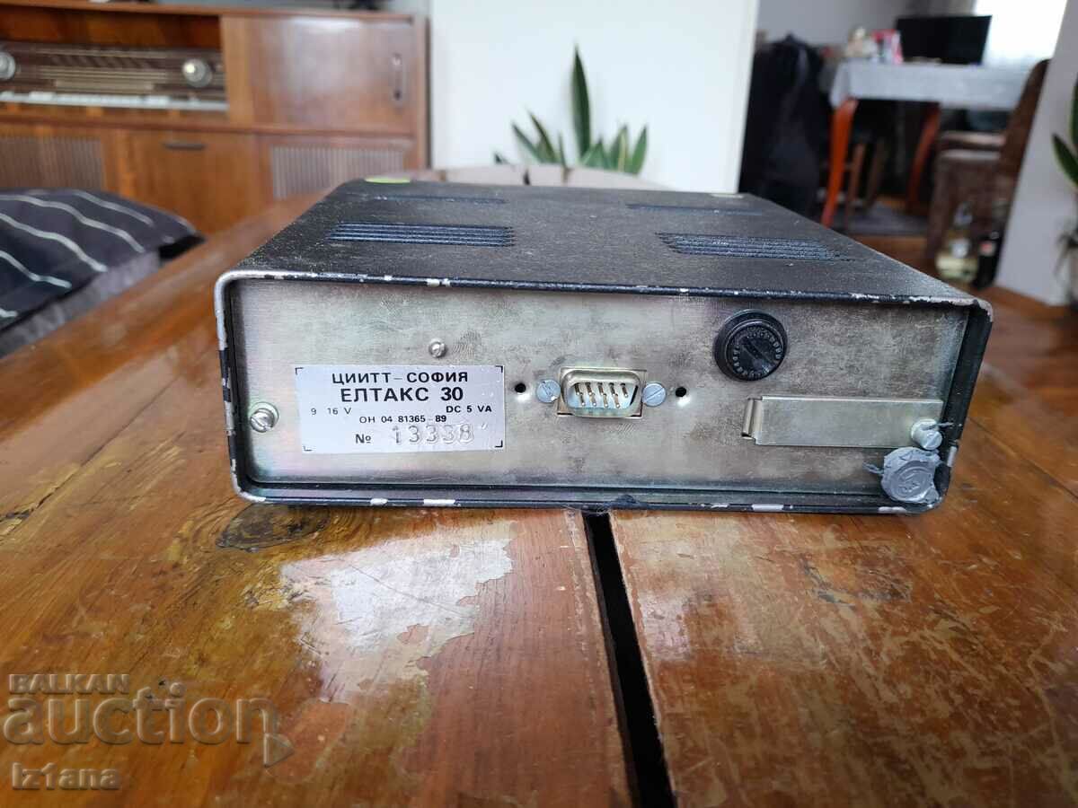 Delivery of Old taxi apparatus Eltax 30, Eltax Delivery of Old taxi apparatus Eltax 30, Eltax
