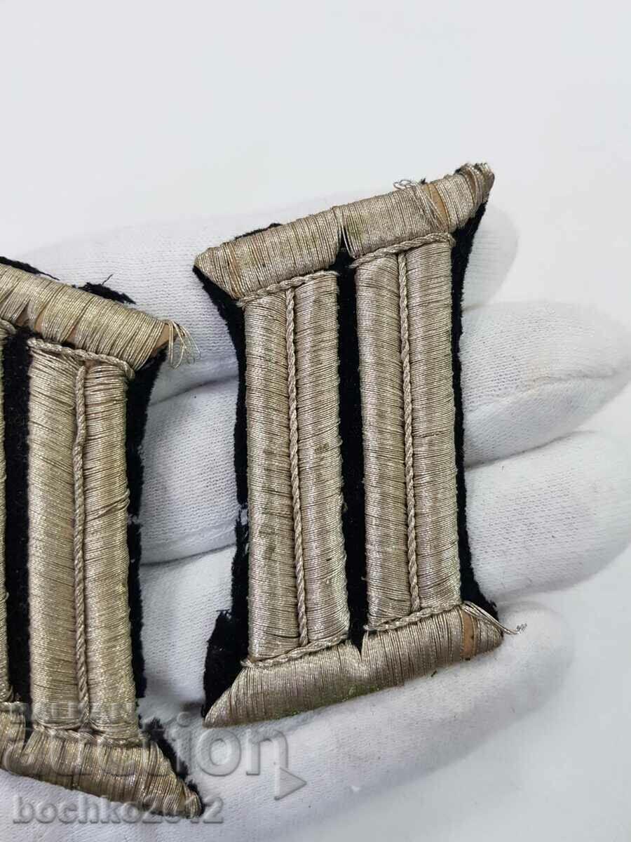 Auction Very rare officer's lapels military jurist Boris III Auction Very rare officer's lapels military jurist Boris III