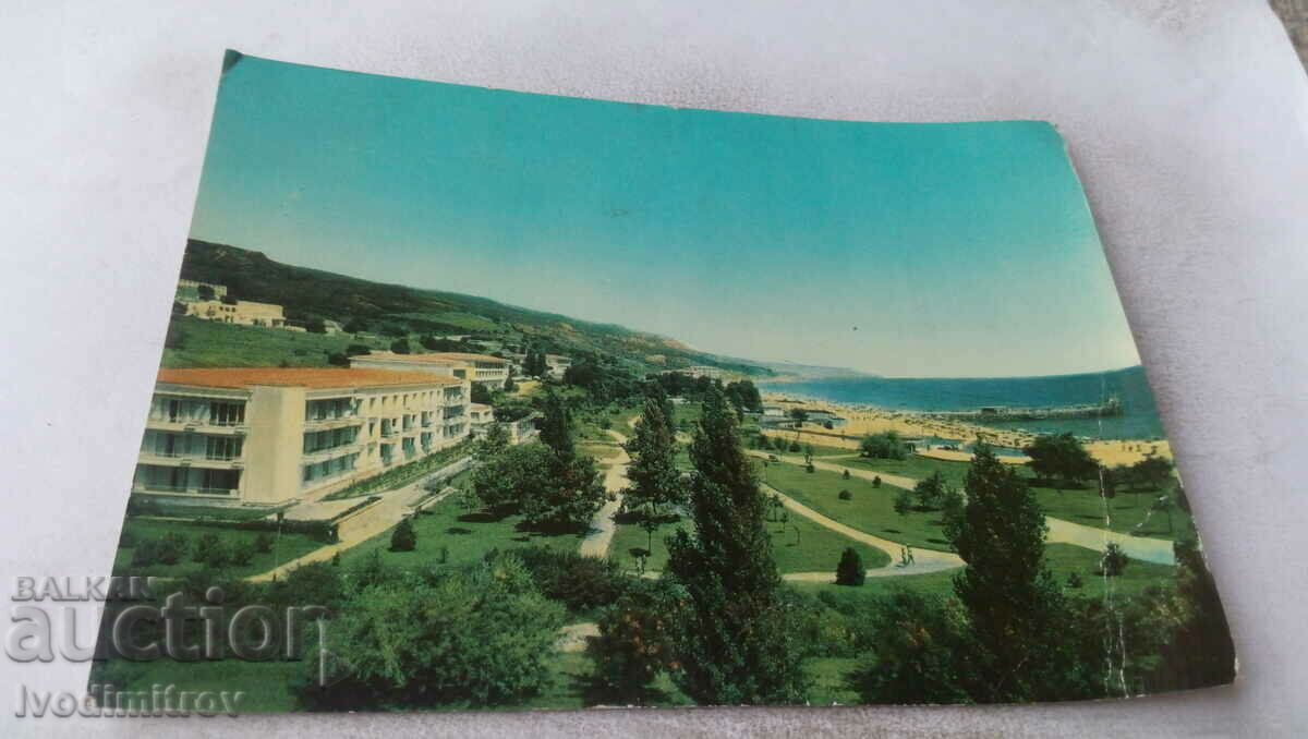 Postcard Golden Sands General view 1962