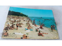 Postcard Burgas Beach 1978