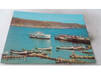 Пощенска картичка Черноморец Пристанището 1978